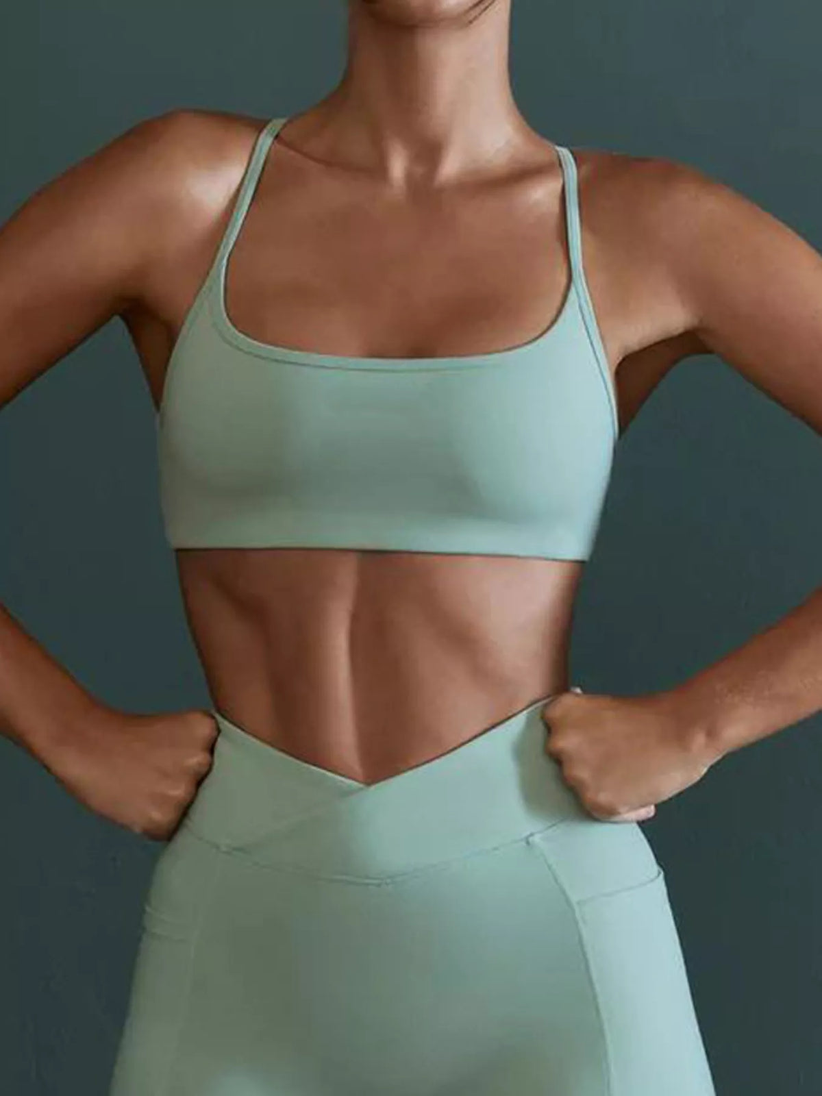 Bianca Seamless Cross-Waist Set by Bella Mia Fashion