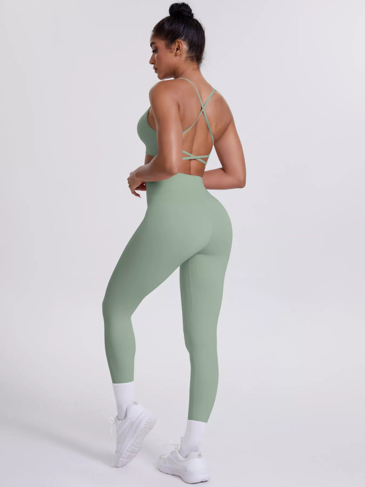 Chiara Criss-Cross Cami & Legging Set by Bella Mia Fashion - view 4