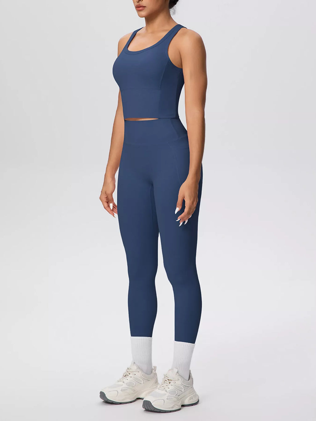 Giulia Scoop Tank & Legging Set by Bella Mia Fashion - view 2