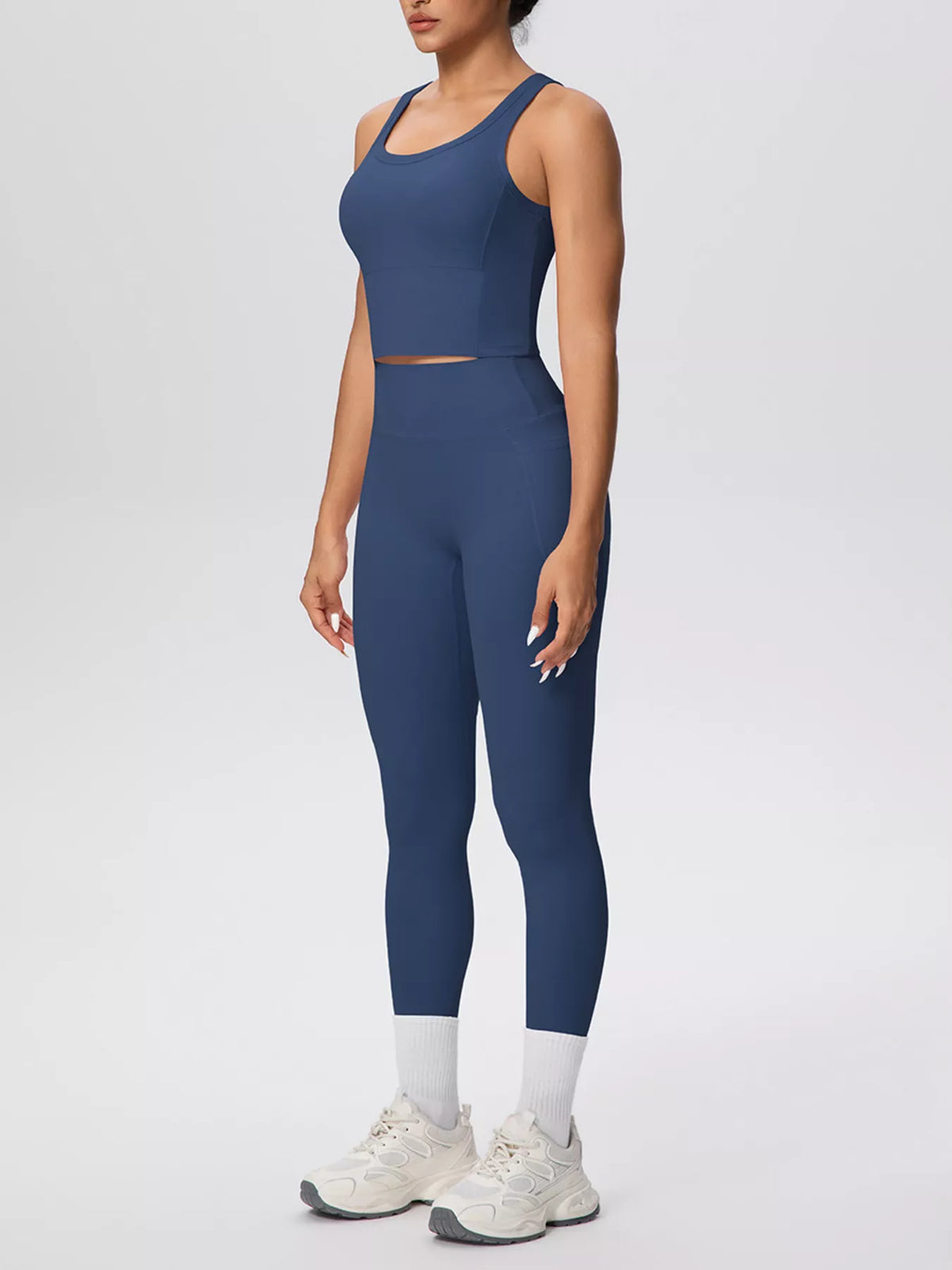 Giulia Scoop Tank & Legging Set by Bella Mia Fashion - view 2