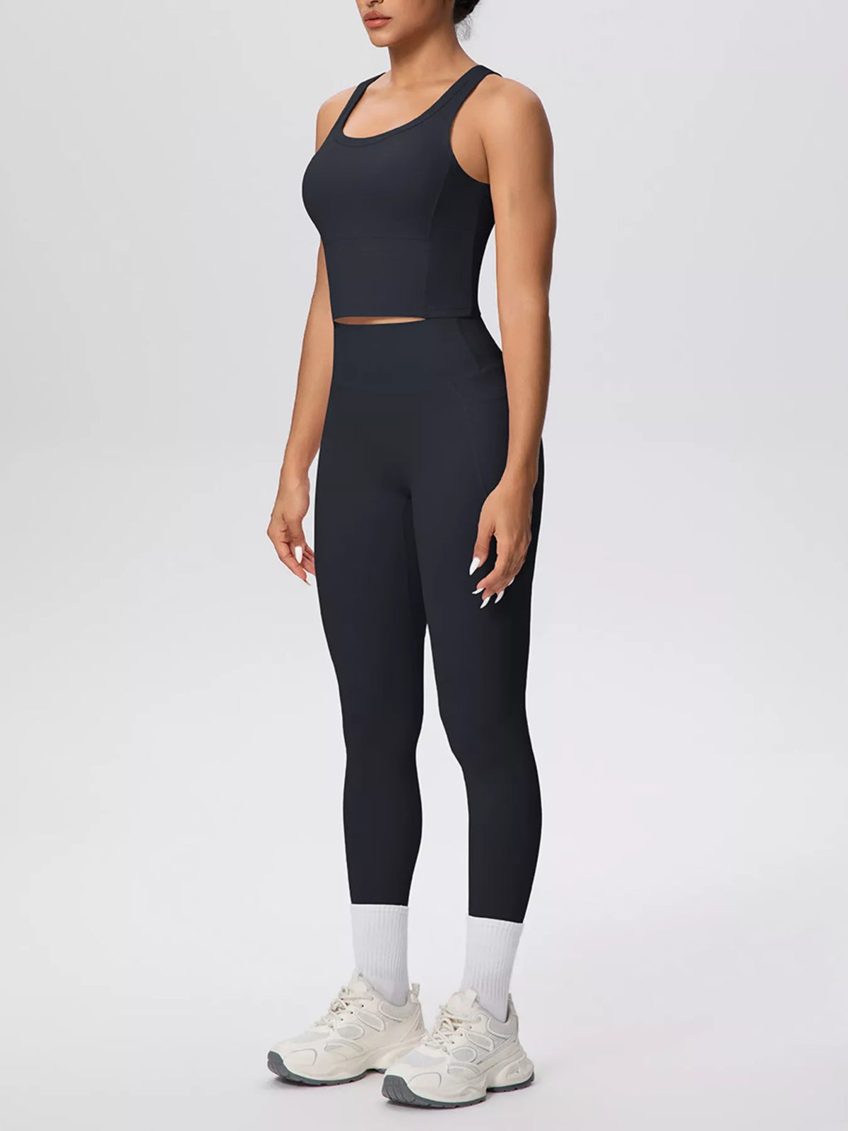 Giulia Scoop Tank & Legging Set by Bella Mia Fashion - view 4