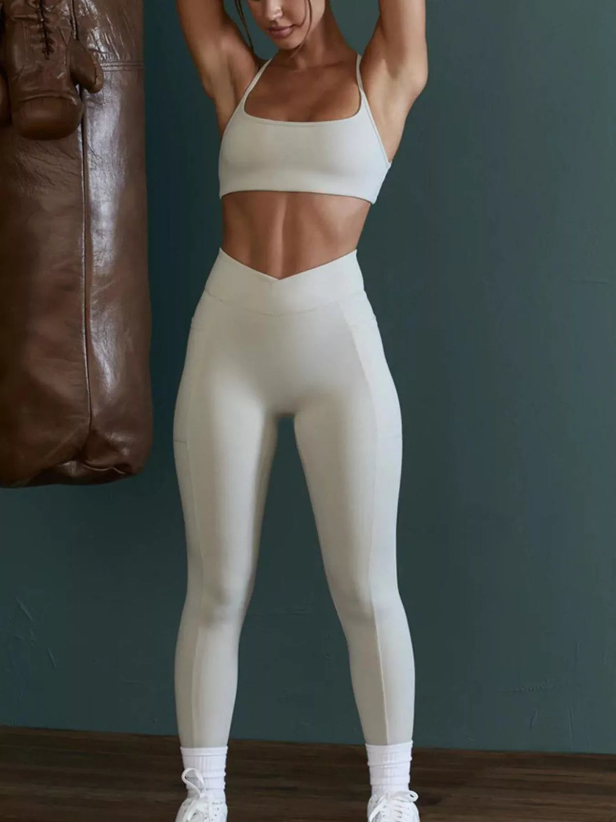 Bianca Seamless Cross-Waist Set by Bella Mia Fashion - view 3