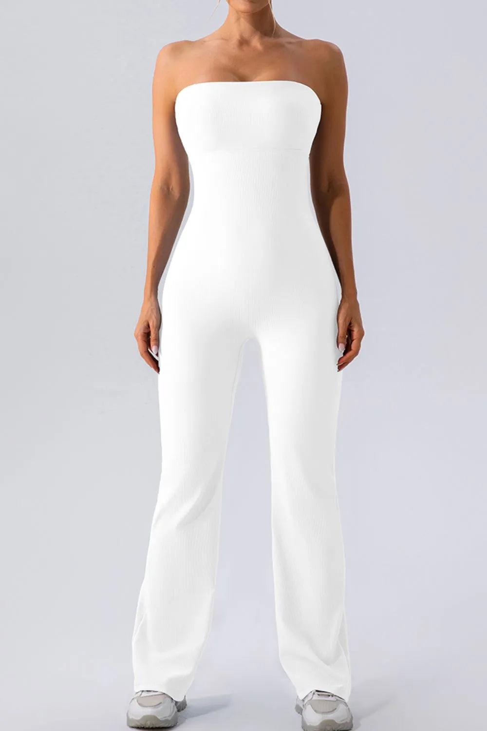 Elena Sleeveless Straight-Leg Jumpsuit by Bella Mia Fashion - view 4