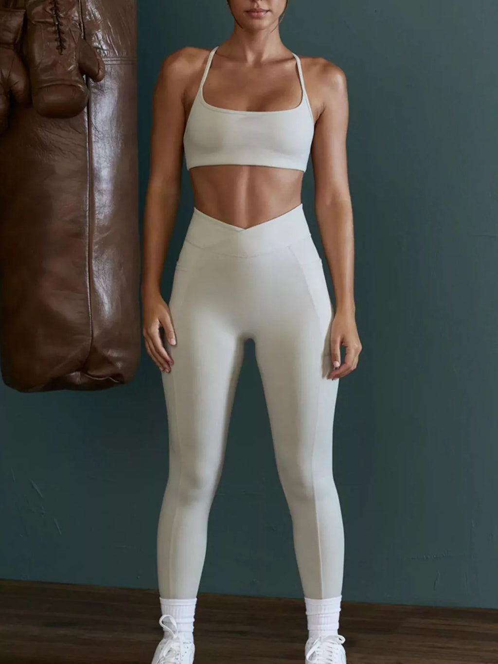 Bianca Seamless Cross-Waist Set by Bella Mia Fashion - view 4