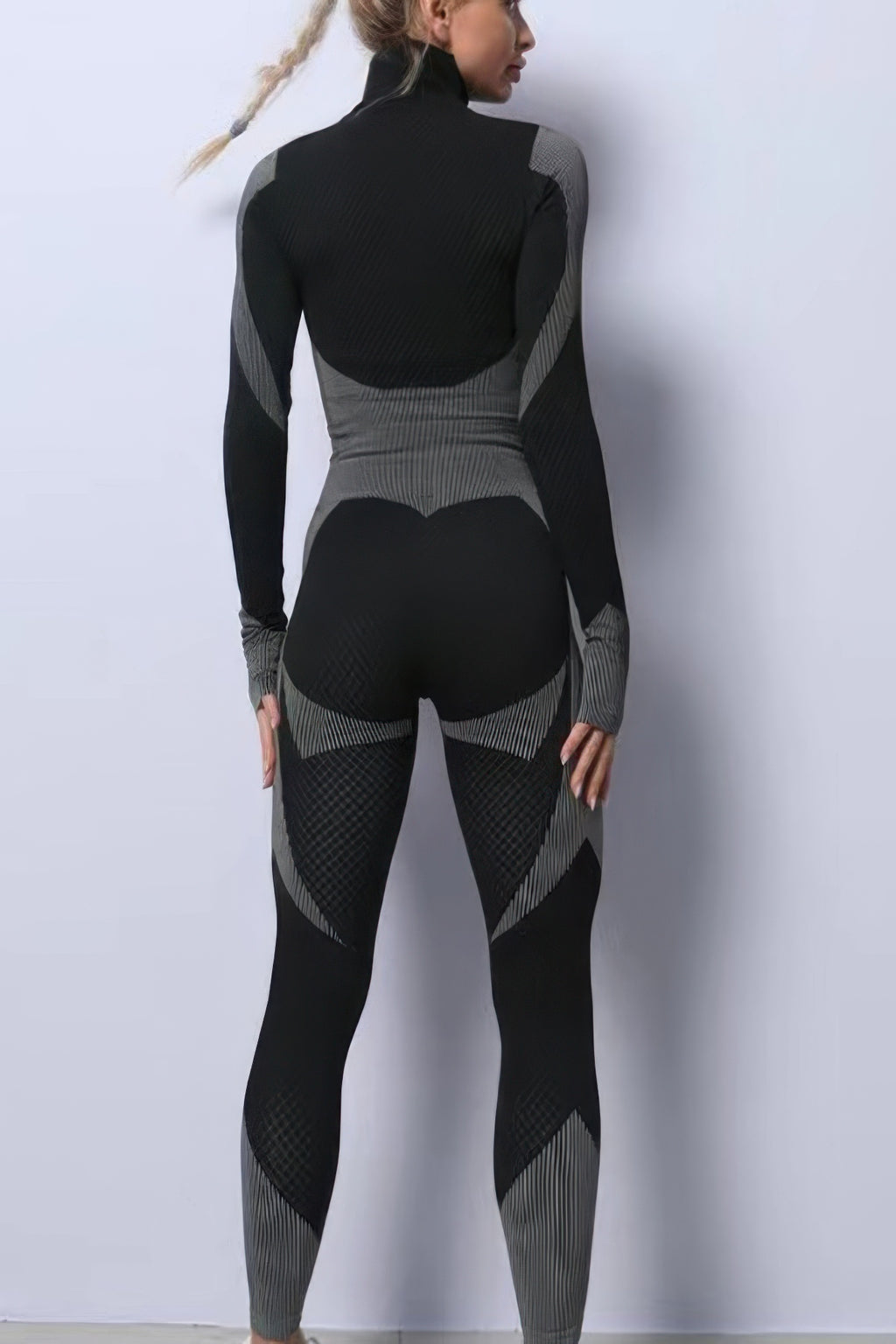 Carla Color Block Zip Legging Set – view 3