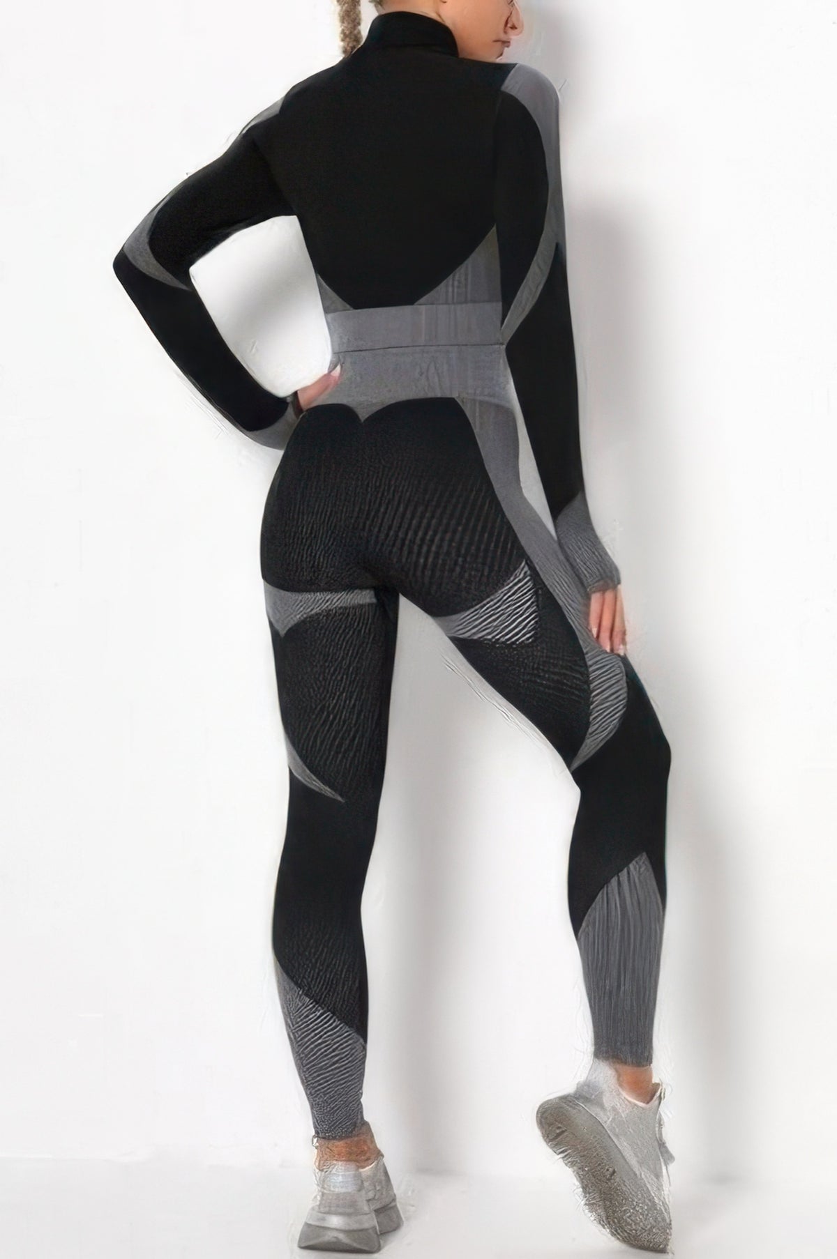 Carla Color Block Zip Legging Set – view 4