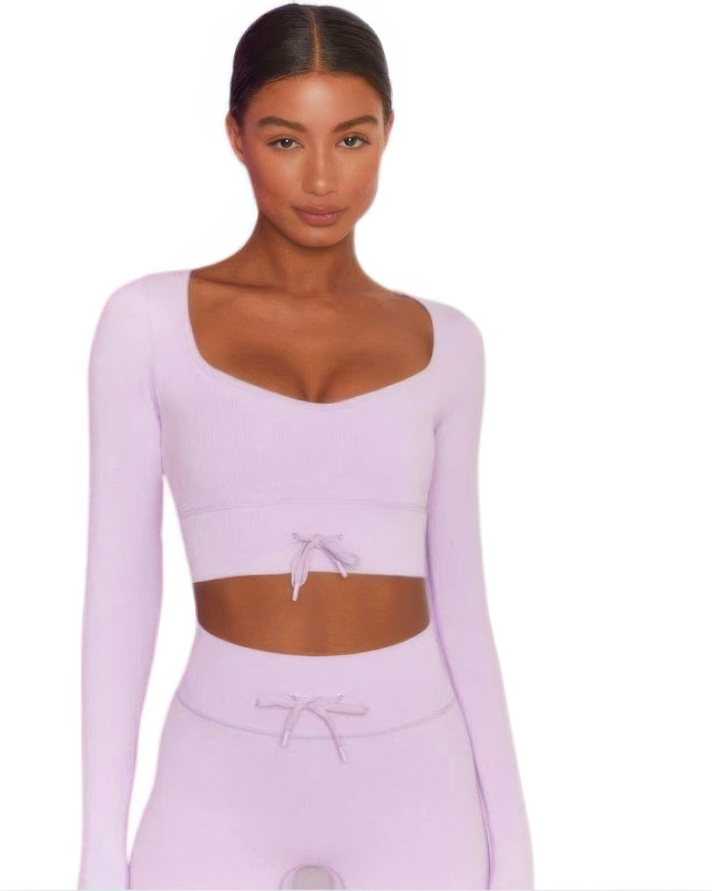 Beatrice V-Neck Long Sleeve Short Set