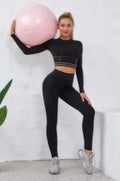 Federica Contrast Trim Legging Set