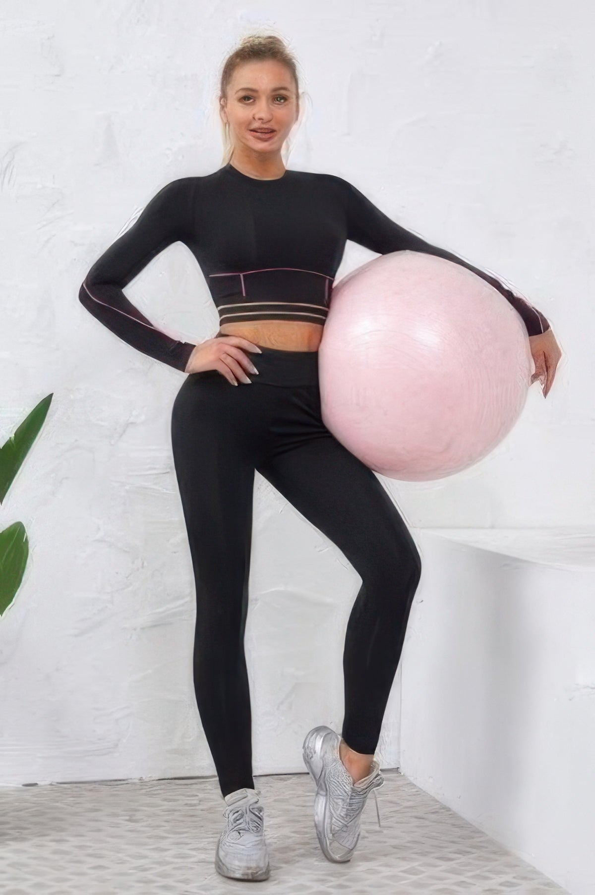 Federica Contrast Trim Legging Set – view 3