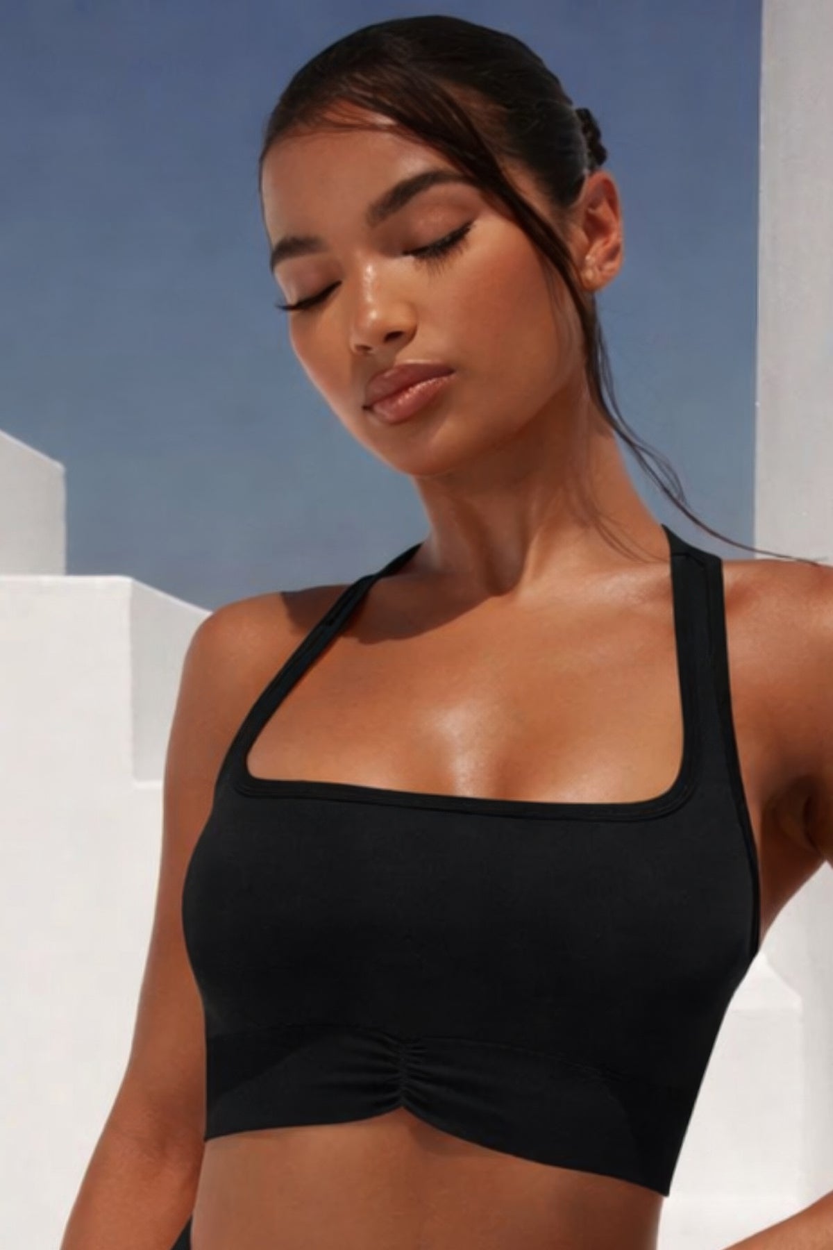 Ginevra Square Neck Racerback Bra Top