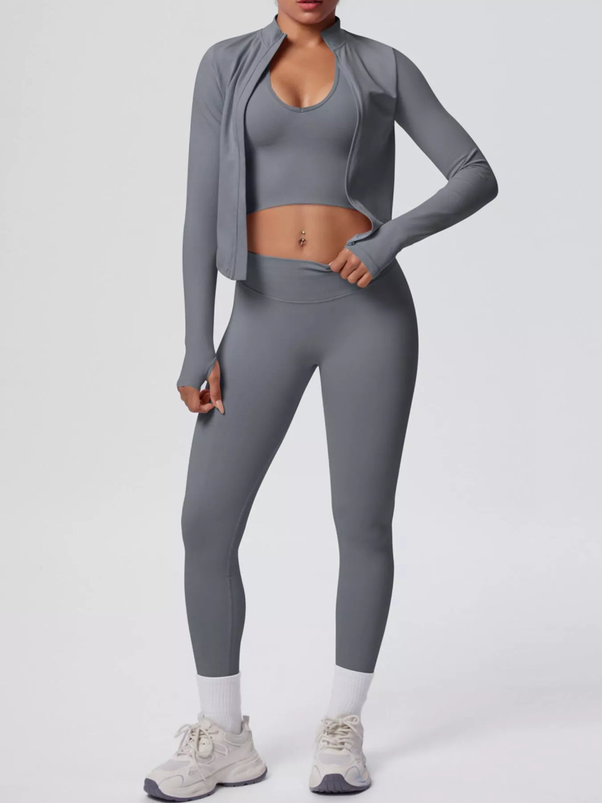 Isabella Three-Piece Active Set by Bella Mia Fashion - view 2