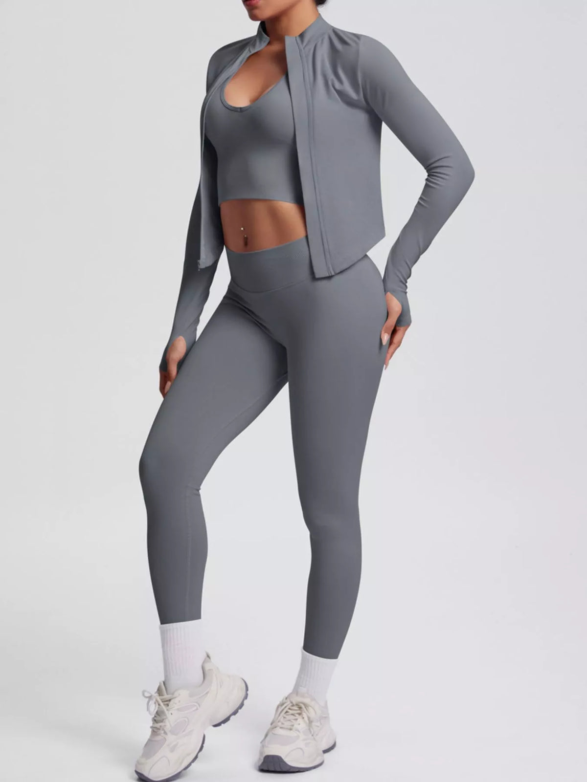 Isabella Three-Piece Active Set by Bella Mia Fashion - view 3
